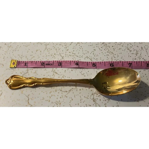 Wallace Gold Discretion Pattern Flatware Electroplate Set Of 3 Tablespoons NEW‎ - Picture 7 of 7